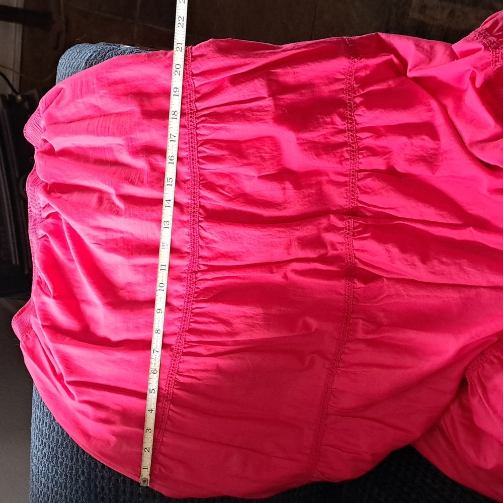 CHICO Vibrant Pink Tiered Skirt SIZE 0/12 - Picture 6 of 12